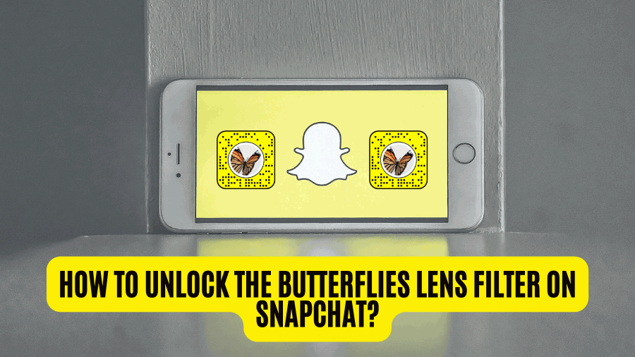 How to unlock the butterflies lens filter on Snapchat?