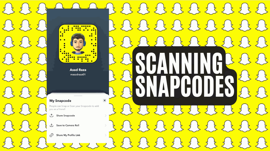 Scanning Snapcodes to unlock the butterflies lens on Snapchat