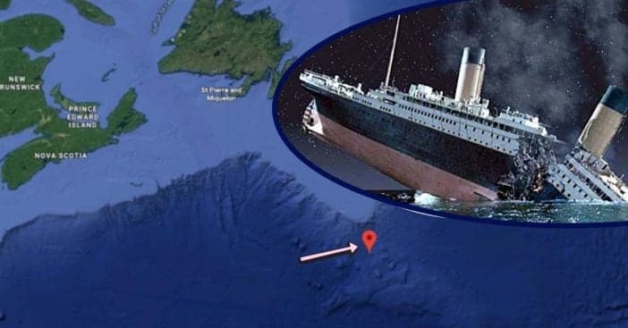 Titanic-location