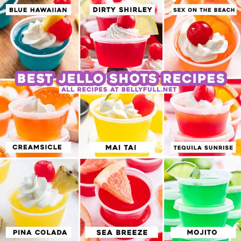 Fun Jello Shot Flavor Ideas