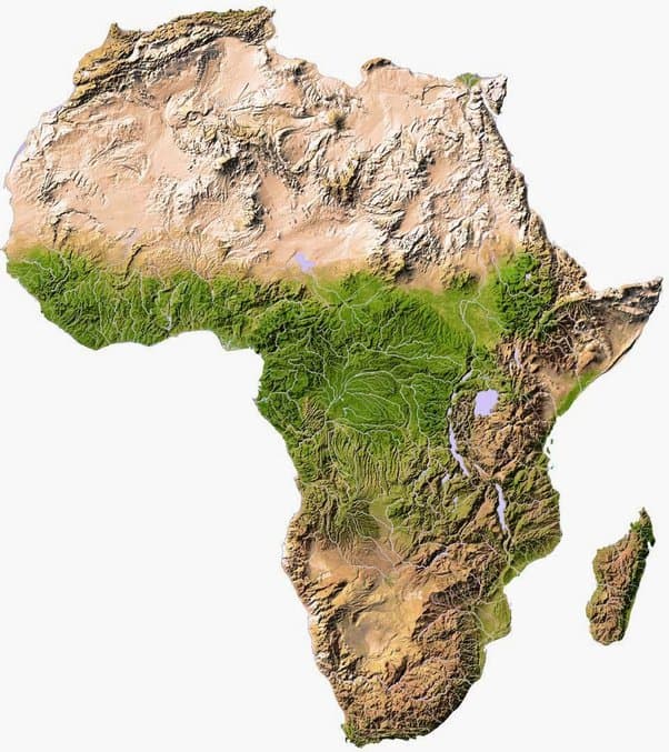 The Vast Geography of Africa