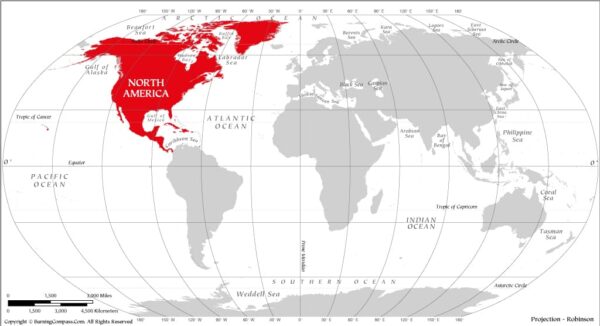 Where is Americas on the Map? An Overview of the Continents