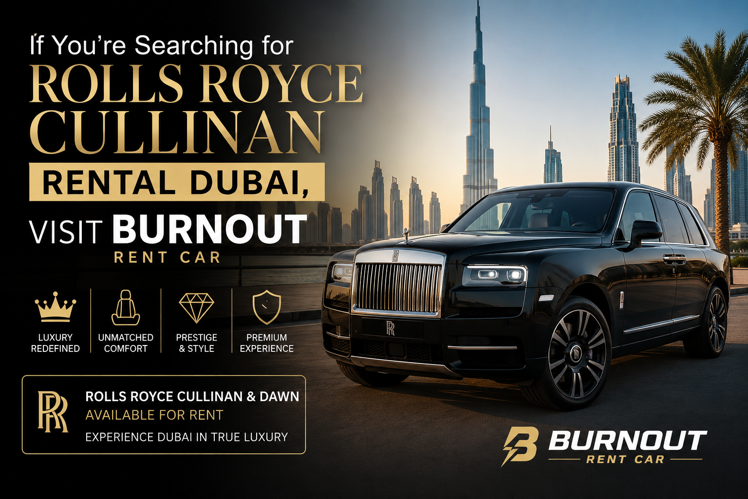 Rolls Royce Cullinan rental dubai