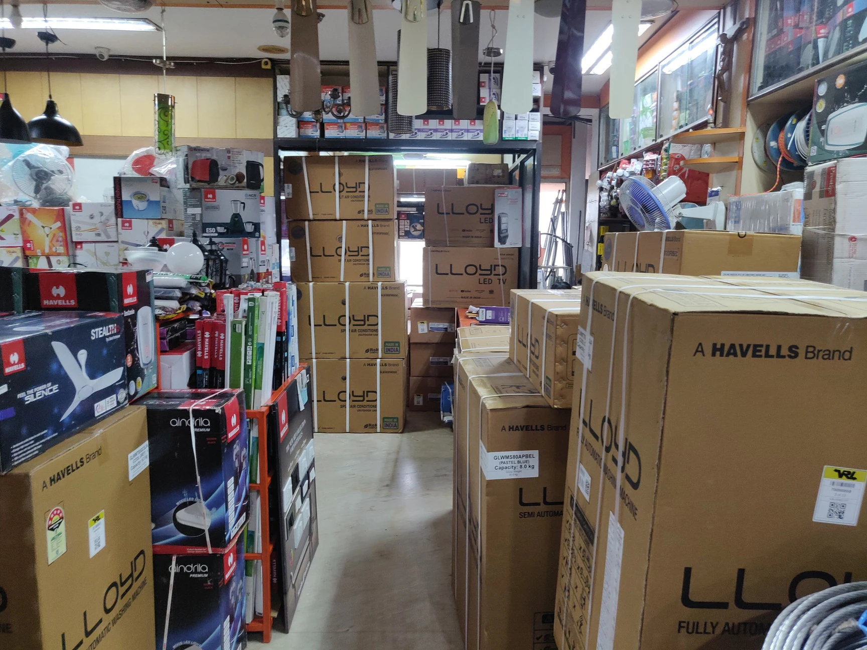 electrical goods pallets