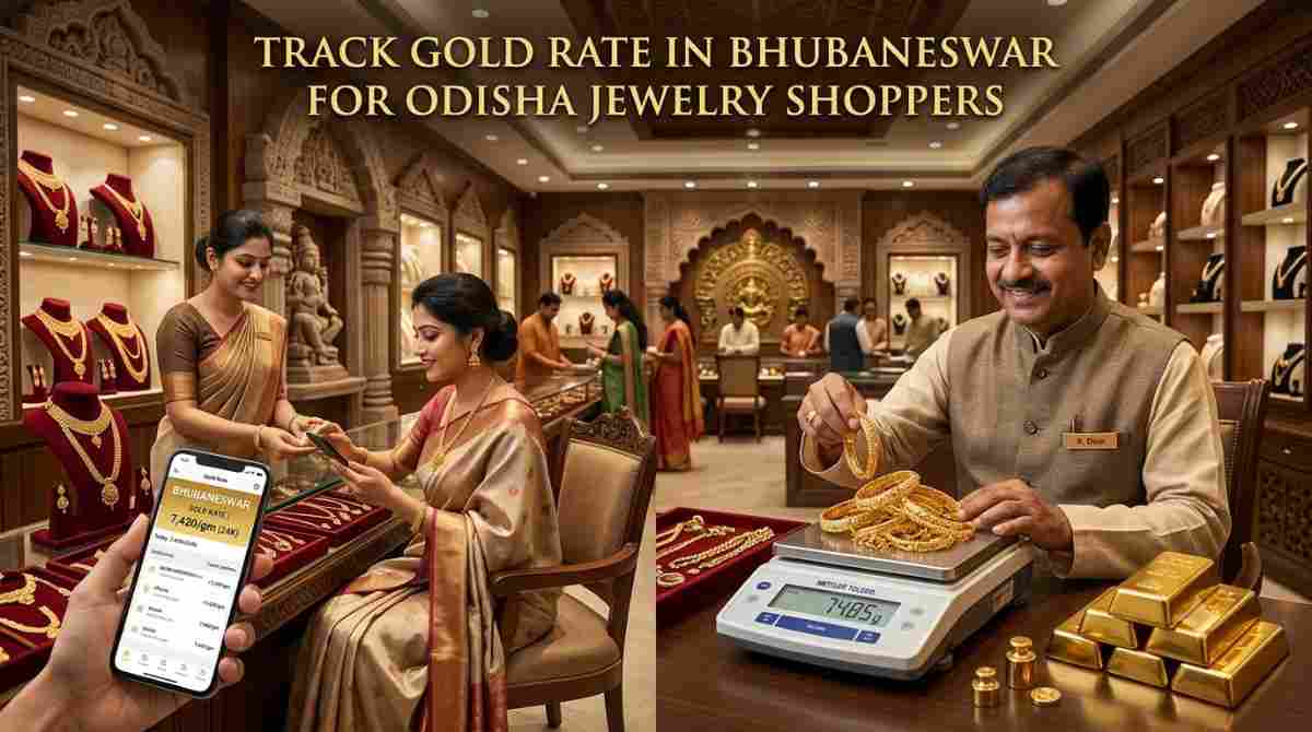 Gold jewellery representing gold rates and jewellery shopping in Bhubaneswar, Odisha